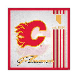 Calgary Flames Sign Wood 10x10 Album Design