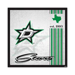 Dallas Stars Sign Wood 10x10 Album Design