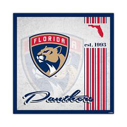 Florida Panthers Sign Wood 10x10 Album Design