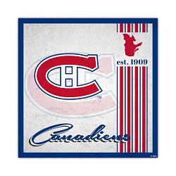 Montreal Canadiens Sign Wood 10x10 Album Design