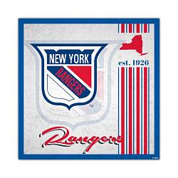 New York Rangers Sign Wood 10x10 Album Design