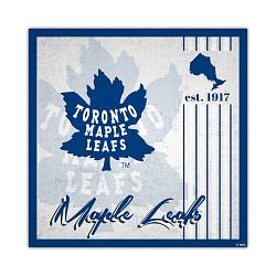 Toronto Maple Leafs Sign Wood 10x10 Album Design