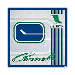 Vancouver Canucks Sign Wood 10x10 Album Design