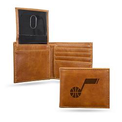 Utah Jazz Wallet Billfold Laser Engraved