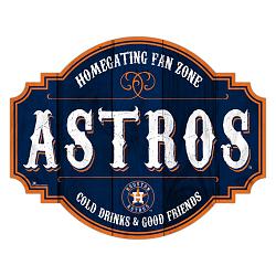 Houston Astros Sign Wood 12 Inch Homegating Tavern