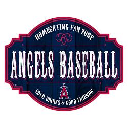 Los Angeles Angels Sign Wood 12 Inch Homegating Tavern