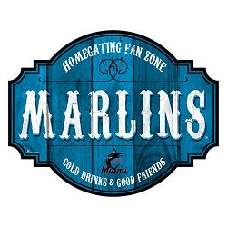 Miami Marlins Sign Wood 12 Inch Homegating Tavern