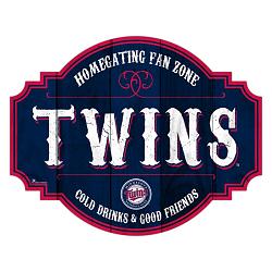 Minnesota Twins Sign Wood 12 Inch Homegating Tavern