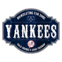 New York Yankees Sign Wood 12 Inch Homegating Tavern