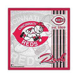 Cincinnati Reds Sign Wood 10x10 Album Design