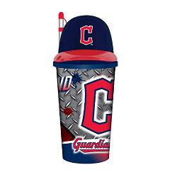 Cleveland Guardians Helmet Cup 32oz Plastic with Straw