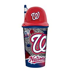 Washington Nationals Helmet Cup 32oz Plastic with Straw