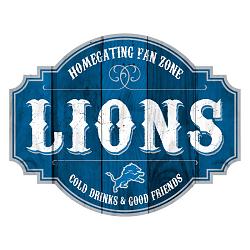 Detroit Lions Sign Wood 12 Inch Homegating Tavern