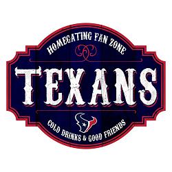 Houston Texans Sign Wood 12 Inch Homegating Tavern