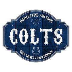 Indianapolis Colts Sign Wood 12 Inch Homegating Tavern