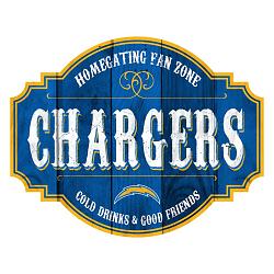 Los Angeles Chargers Sign Wood 12 Inch Homegating Tavern