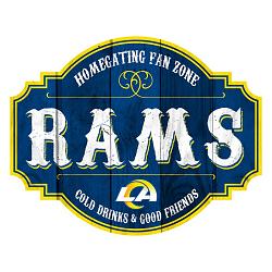 Los Angeles Rams Sign Wood 12 Inch Homegating Tavern