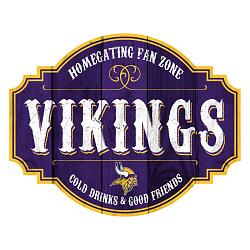 Minnesota Vikings Sign Wood 12 Inch Homegating Tavern