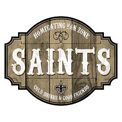 New Orleans Saints Sign Wood 12 Inch Homegating Tavern