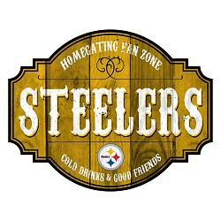 Pittsburgh Steelers Sign Wood 12 Inch Homegating Tavern