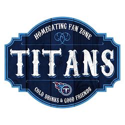 Tennessee Titans Sign Wood 12 Inch Homegating Tavern