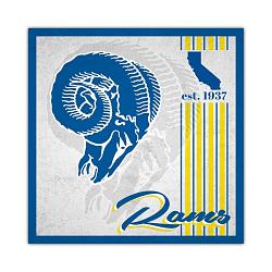 Los Angeles Rams Sign Wood 10x10 Album Design