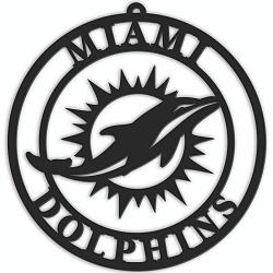 Miami Dolphins Sign Door Hanger 16 Inch