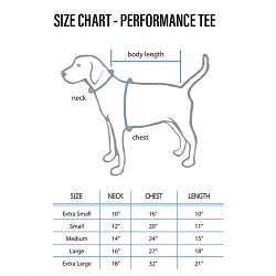 Carolina Panthers Pet Performance Tee Shirt Size XL