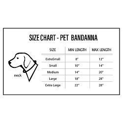 Georgia Bulldogs Pet Bandanna Size S
