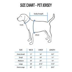 New York Rangers Pet Jersey Size XS