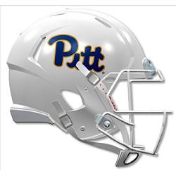 Pittsburgh Panthers Helmet Riddell Authentic Full Size Speed Style White