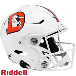 Denver Broncos Helmet Riddell Authentic Full Size SpeedFlex Style On-Field Alternate 2023 Snowcapped