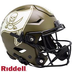 Tampa Bay Buccaneers Helmet Riddell Authentic Full Size SpeedFlex Style Salute To Service