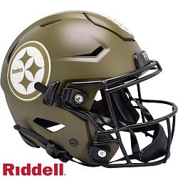 Pittsburgh Steelers Helmet Riddell Authentic Full Size SpeedFlex Style Salute To Service