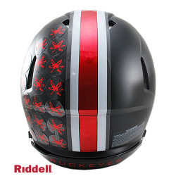 Ohio State Buckeyes Helmet Riddell Authentic Full Size Speed Style Black Alternate