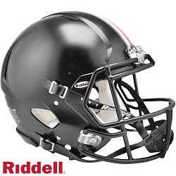 Ohio State Buckeyes Helmet Riddell Authentic Full Size Speed Style Black Alternate