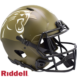 Carolina Panthers Helmet Riddell Authentic Full Size Speed Style Salute To Service