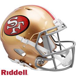 San Francisco 49ers Helmet Riddell Authentic Full Size Speed Style 1964-1995 T/B