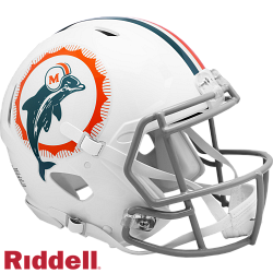 Miami Dolphins Helmet Riddell Authentic Full Size Speed Style 1972 T/B