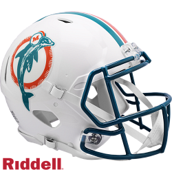 Miami Dolphins Helmet Riddell Authentic Full Size Speed Style 1980-1996 T/B