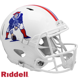 New England Patriots Helmet Riddell Authentic Full Size Speed Style 1982-1989 T/B