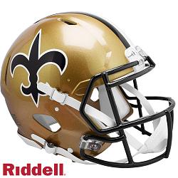 New Orleans Saints Helmet Riddell Authentic Full Size Speed Style 1976-1999 T/B