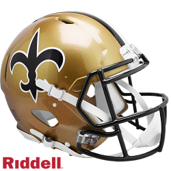 New Orleans Saints Helmet Riddell Authentic Full Size Speed Style 1976-1999 T/B