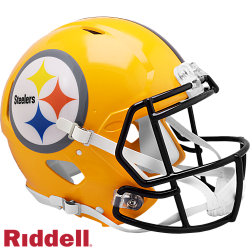 Pittsburgh Steelers Helmet Riddell Authentic Full Size Speed Style 2007 Gold T/B