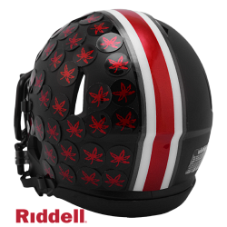 Ohio State Buckeyes Helmet Riddell Replica Mini Speed Style Black Alternate