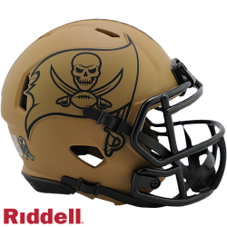 Tampa Bay Buccaneers Helmet Riddell Replica Mini Speed Style Salute To Service 2023