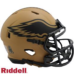 Philadelphia Eagles Helmet Riddell Replica Mini Speed Style Salute To Service 2023