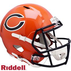 Chicago Bears Helmet Riddell Replica Full Size Speed Style On-Field Alternate
