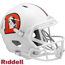 Denver Broncos Helmet Riddell Replica Full Size Speed Style On-Field Alternate 2023 Snowcapped