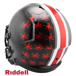 Ohio State Buckeyes Helmet Riddell Replica Full Size Speed Style Black Alternate